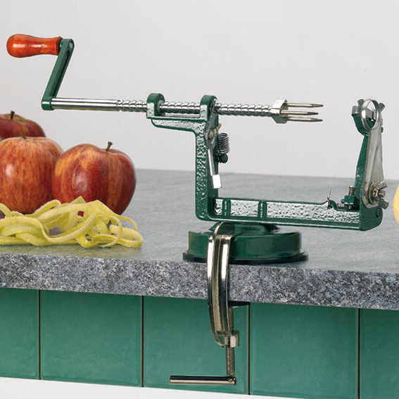 Matfer Bourgeat Apple Peeler/Corer with Suction Cup & Clamp - Kitchenly