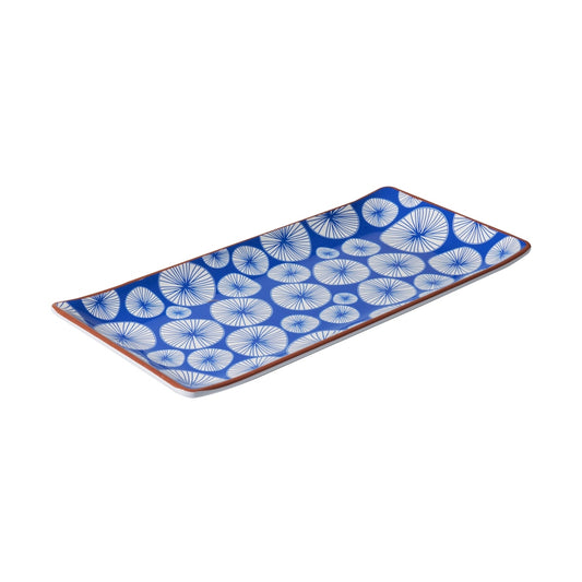 Rectangular Sharing Plate - Lotus