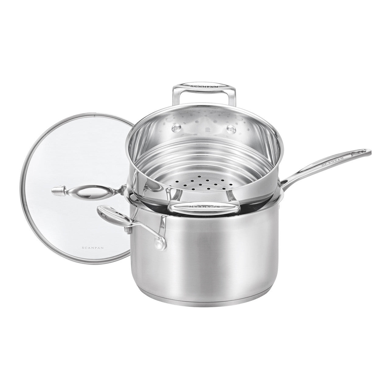 Impact 20cm Saucepan with 16/18/20cm Multi Steamer