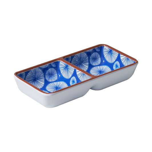 Divided Sauce Dish - Lotus