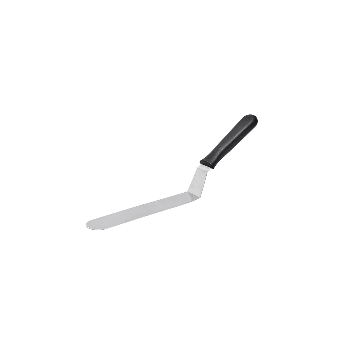 Chef Inox Spatula/Pallet Knife Cranked 215x40x390mm Black Handle - Kitchenly