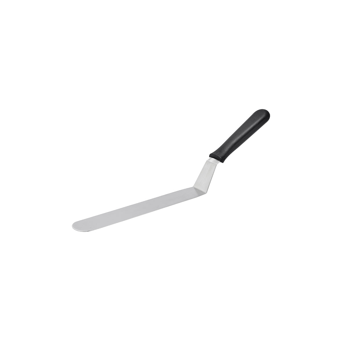 Chef Inox Spatula/Pallet Knife Cranked 235x40x430mm Black Handle - Kitchenly