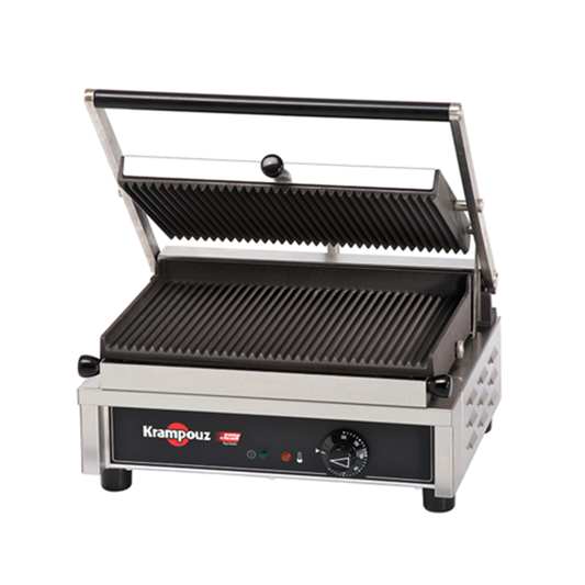 Krampouz Contact Grill Ridged Plates 1.8Kw - Kitchenly