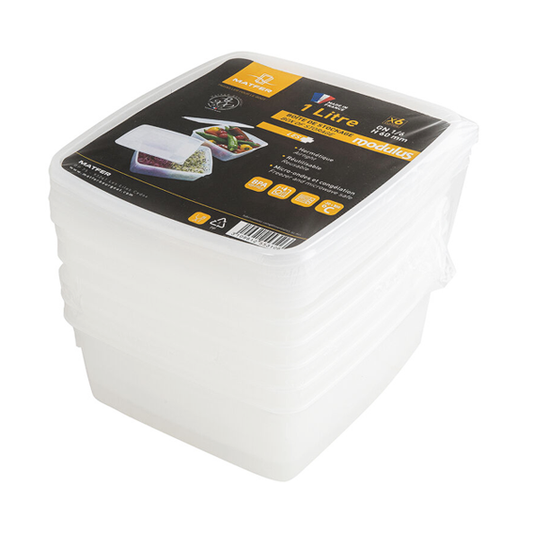 Matfer Bourgeat GN 1/6 Storage Container with Lid - 100mm Depth, 2L - Kitchenly