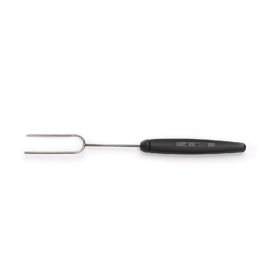 Matfer Bourgeat Stainless Steel Chocolate Fork - 2 Prong - Kitchenly