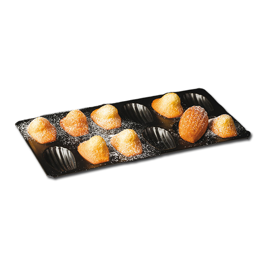 Matfer Bourgeat Exopan 12-Madeleines Sheet - 80mm - Kitchenly