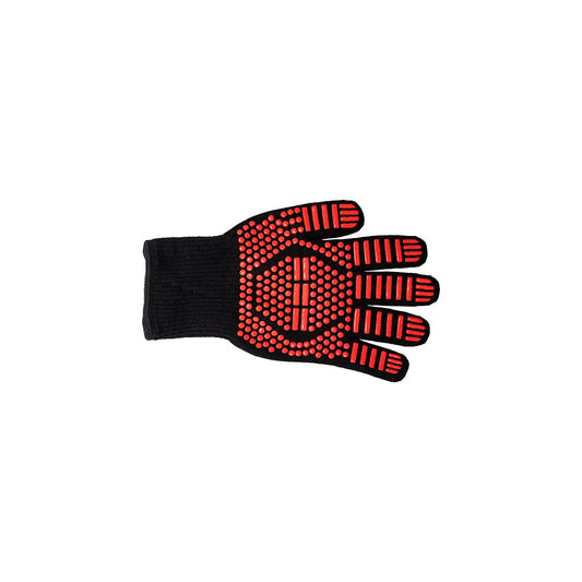 Chef Inox Flame Retardant Oven Glove - 300mm, Red