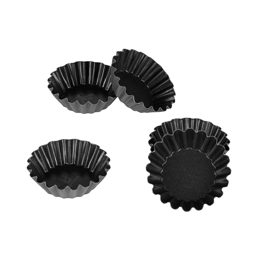 Matfer Bourgeat Exopan Brioche 55mm Sm Wave Non-Stick(Pack of 25) - Kitchenly