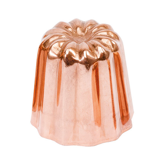 Matfer Bourgeat Copper Cannelle Mould - 45mm - Kitchenly