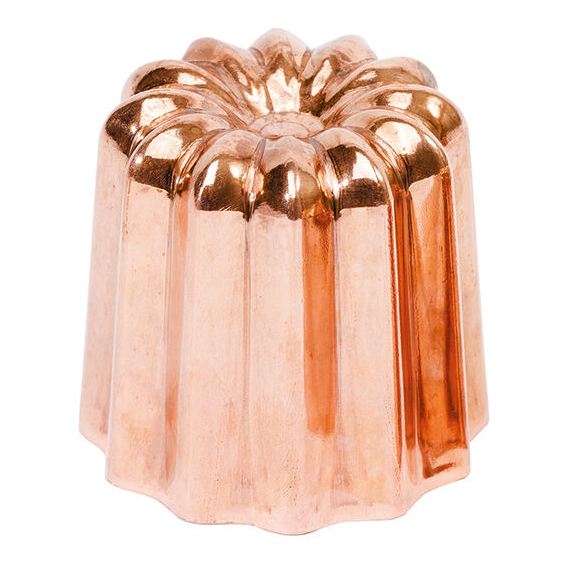 Matfer Bourgeat Copper Cannelle Mould - 55mm - Kitchenly