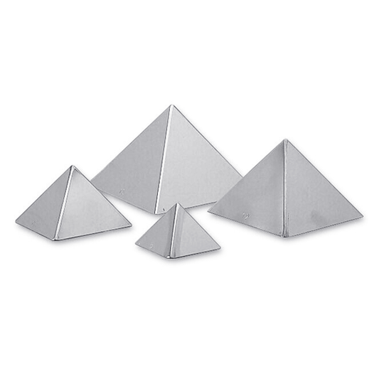 Matfer Bourgeat Stainless Steel Mould Pyramid - 120mm - Kitchenly