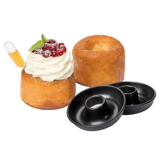 Matfer Bourgeat Exoglass Savarin Mould - 70mm, Pack of 12 - Kitchenly