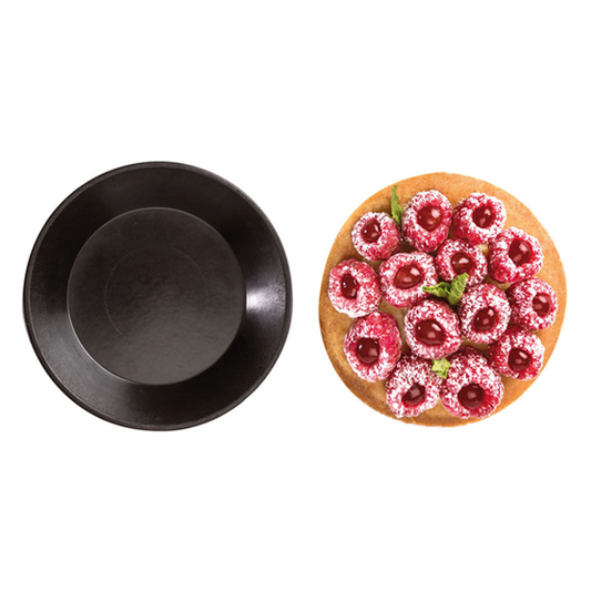 Matfer Bourgeat Exoglass Shallow Tart - 100mm, Pack of 25 - Kitchenly