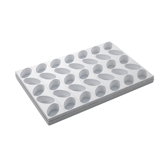 Matfer Bourgeat Multimould 85mm Oval - 35Ind, 600x400mm - Kitchenly