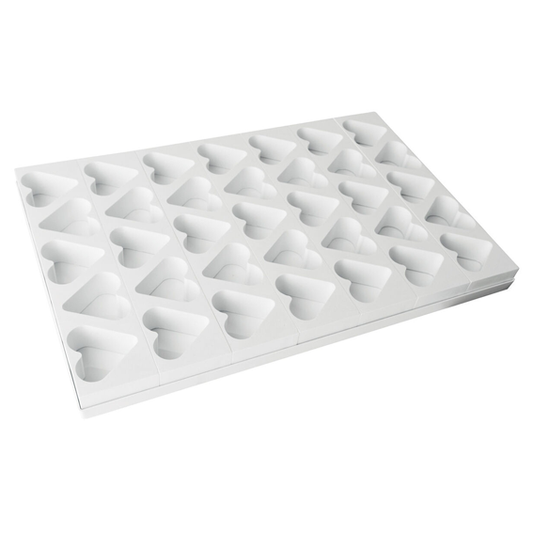 Matfer Bourgeat Multimold Heart - 35Ind, 75x70mm - Kitchenly