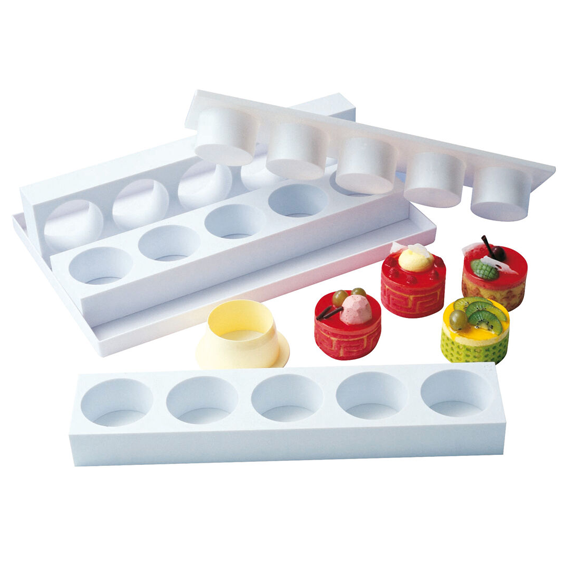 Matfer Bourgeat Multimould Round Pusher - 5Ind x 64mm - Kitchenly