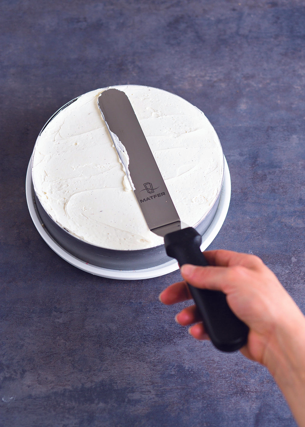 Matfer Bourgeat Stainless Steel Cake Ring - 260x35mm