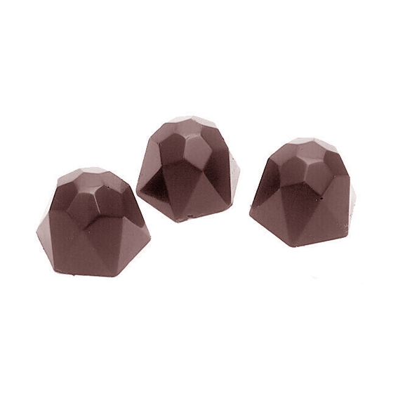 Matfer Bourgeat Chocolate Mould 21 Diamond - Polycarbonate - Kitchenly