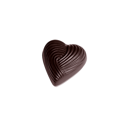 Matfer Bourgeat Chocolate Mould 21 Bonbon Heart - Kitchenly