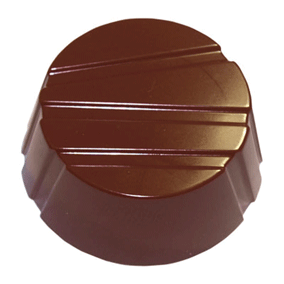 Matfer Bourgeat Chocolate Mould 28 Striped Circles - Kitchenly