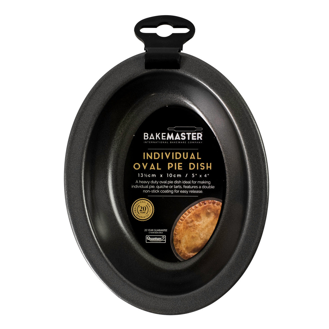 Individual Oval Pie Dish, 13.5 x 10 x 3cm - Non-stick
