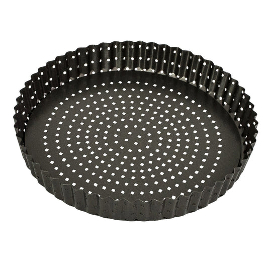 Perfect Crust Loose Base Quiche Pan, 25Ø x 3.5cm - Non-stick