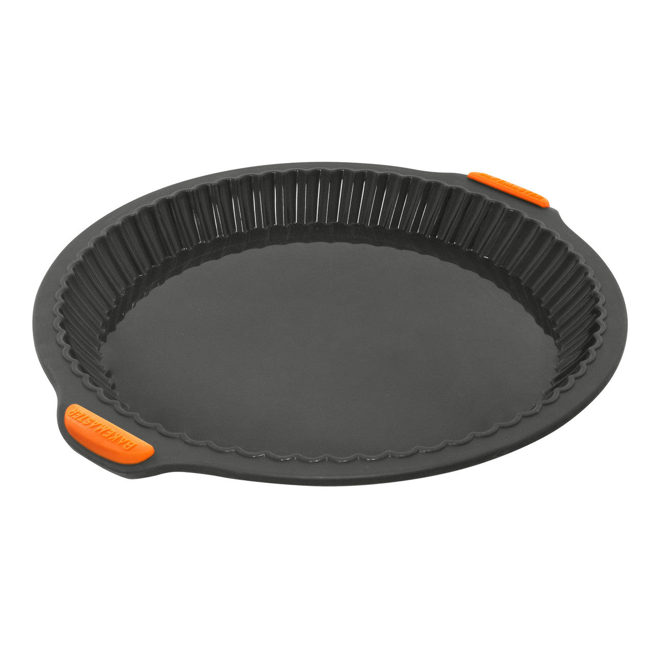Silicone Round Quiche/Pie Pan, 26 x 3cm - Grey