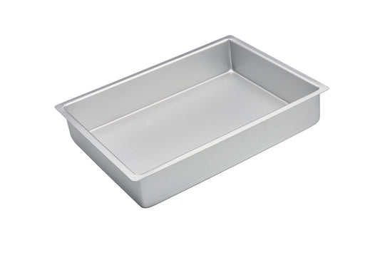 Silver Anodised Rectangular Cakepan 38 x 28 x 7.5cm
