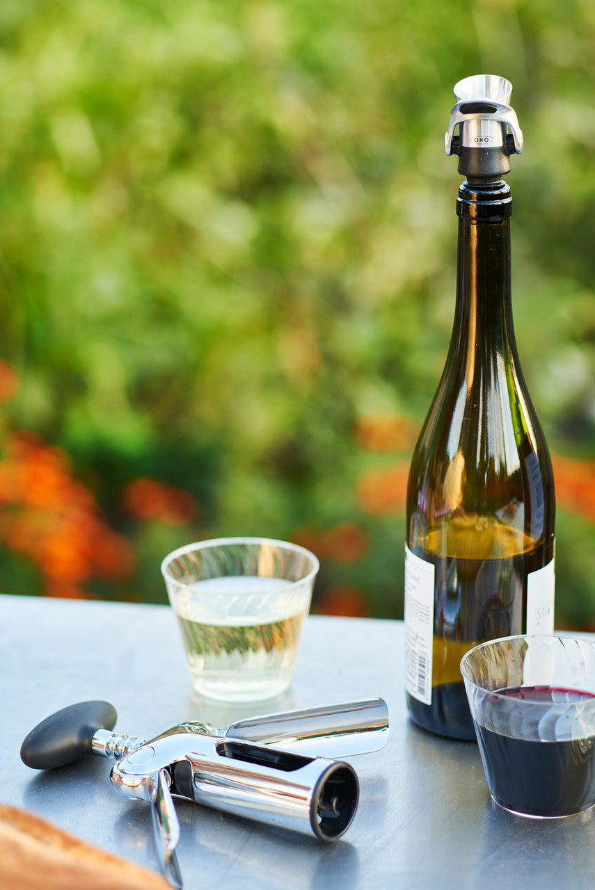 Steel Wine Stopper & Pourer