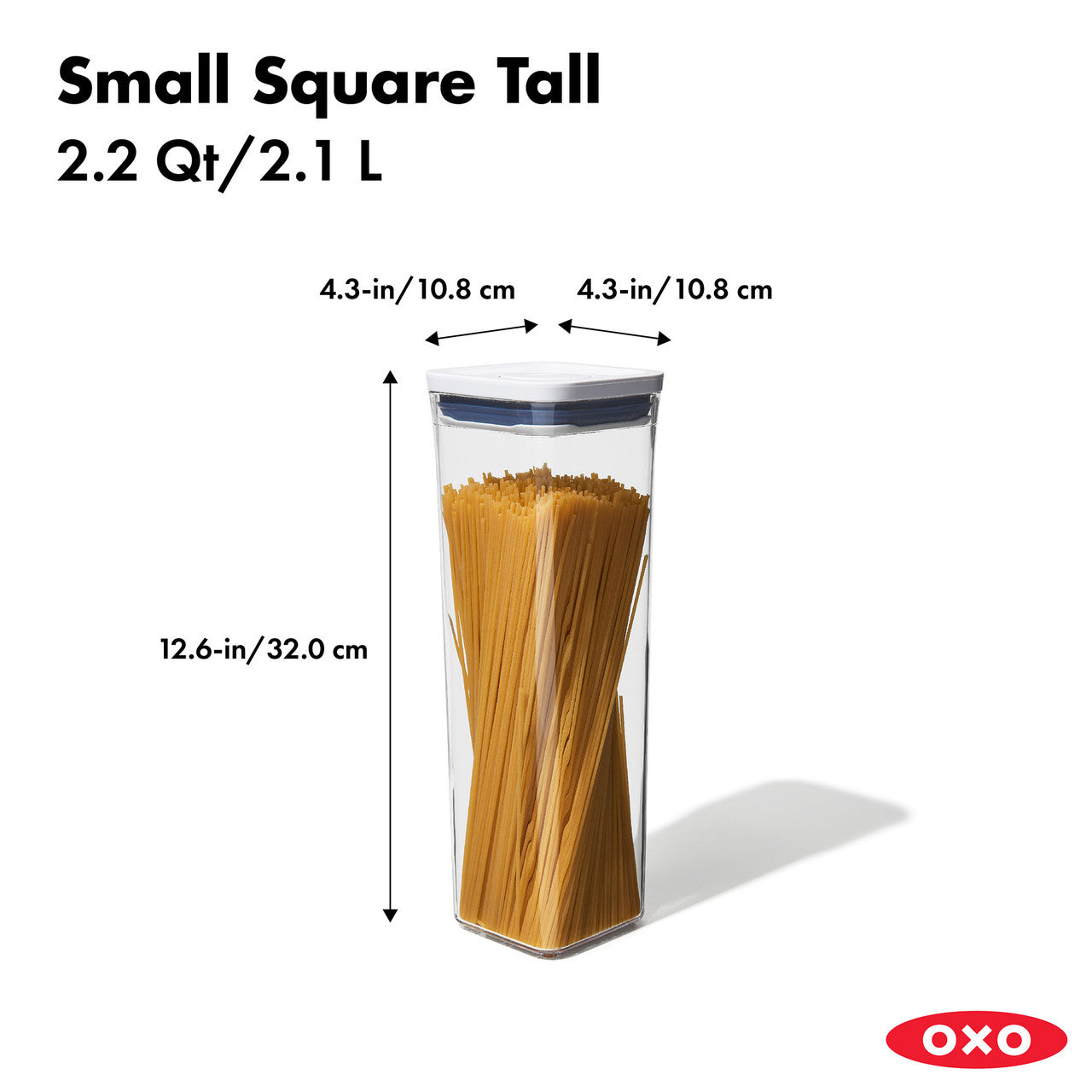 POP 2.0 Small Square, Tall (2.1 Litre)