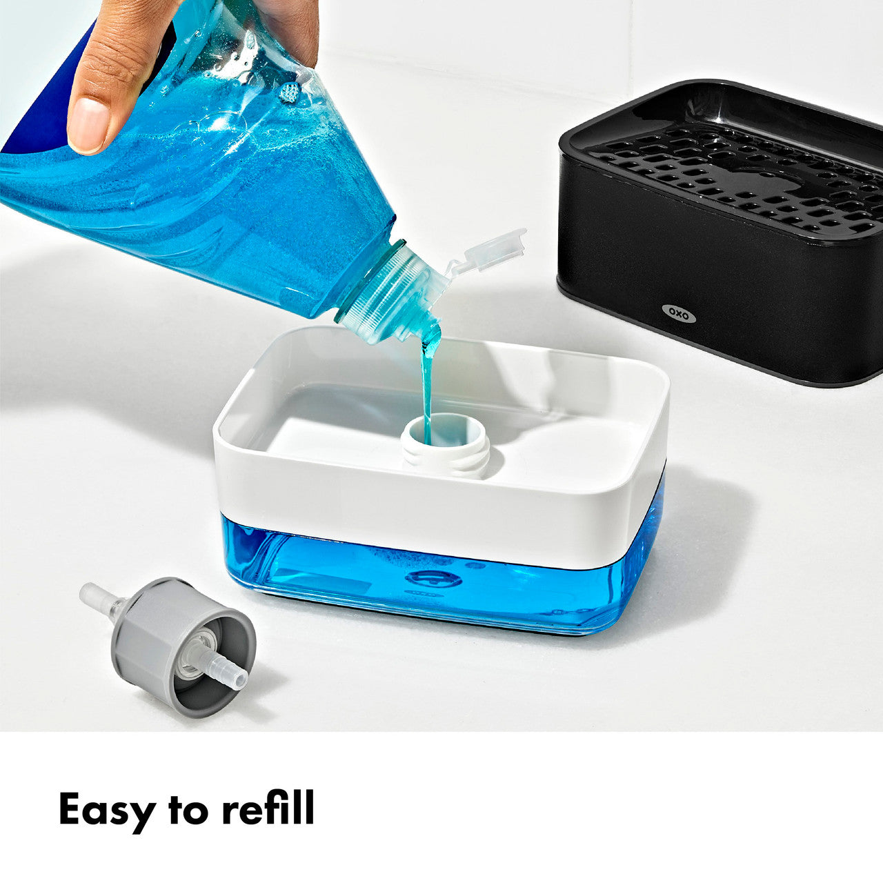 Good Grips Soap Dispensing Sponge Holder