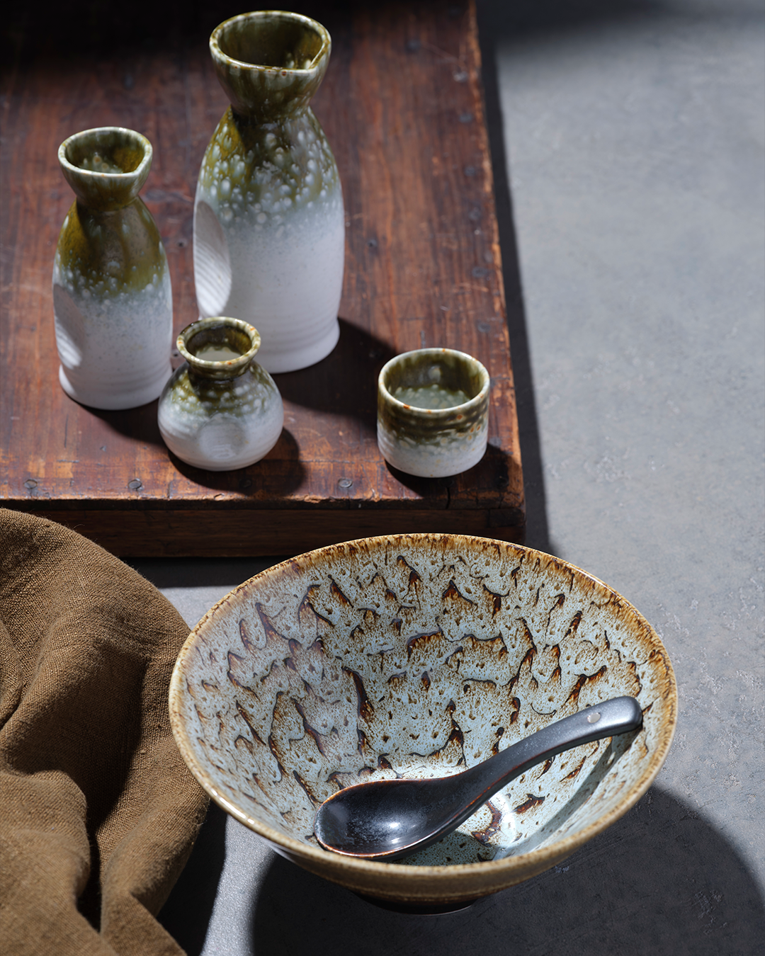 Tablekraft Fusion Ramen Bowl - 203mm, Patina, Box of 6