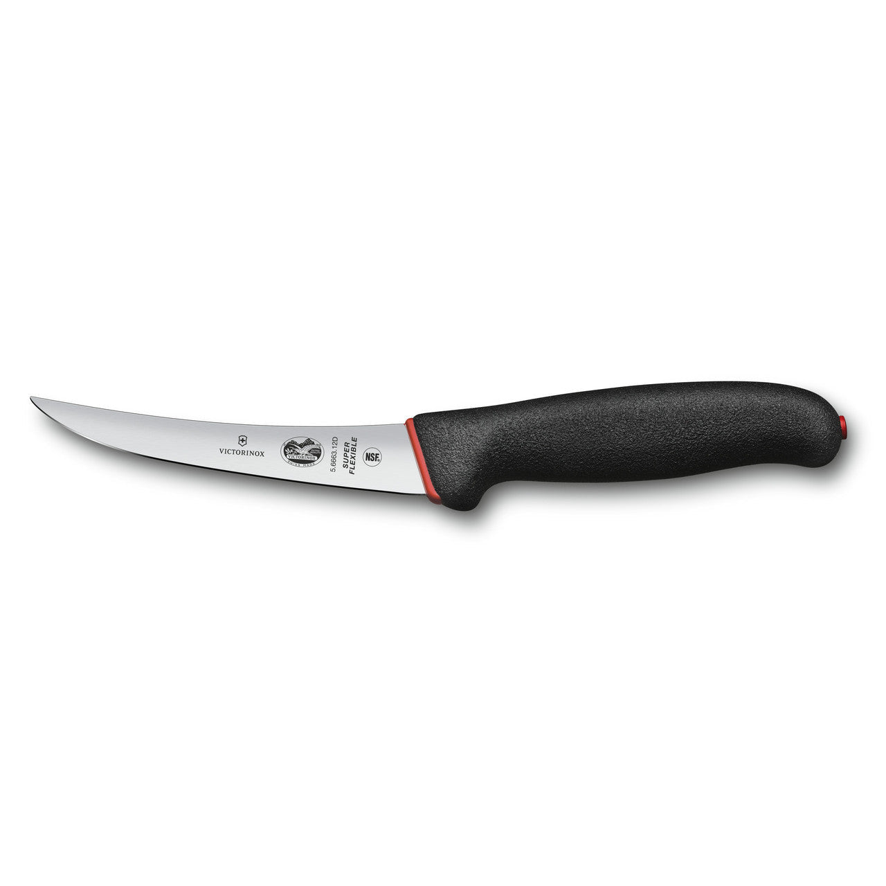 Fibrox Boning Knife, 12cm, Curved, Super Flexible Narrow Blade