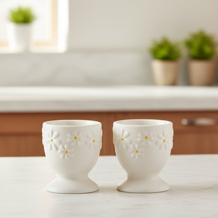 Price & Kensington Daisy Egg Cup set of 2 5.7×12.5x5cm