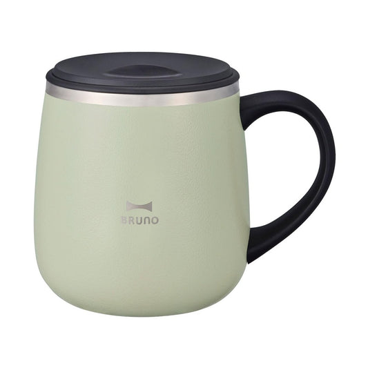 Bruno Stainless Mug Short With Lid 320ml