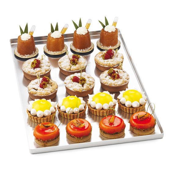 Matfer Bourgeat Aluminium Oven Sheet with Lip - 600x400x200mm - Kitchenly