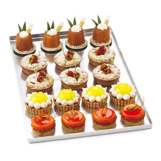 Matfer Bourgeat Aluminium Oven Sheet with Lip - 600x400x200mm - Kitchenly