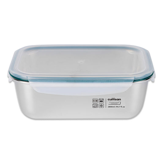 Cuitisan Simple Rectangle No.10 Container - 2800ml