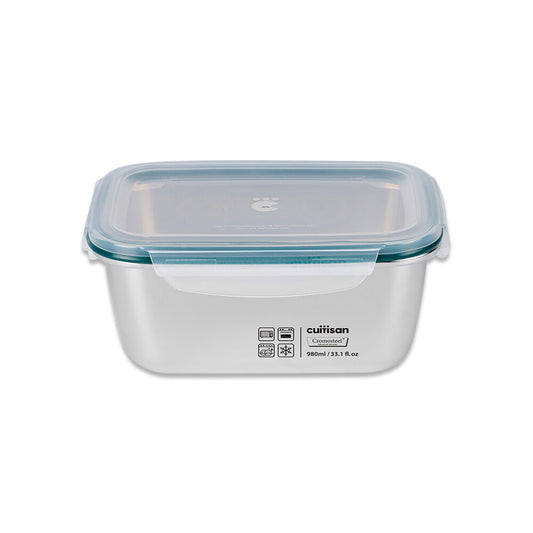 Cuitisan Simple Rectangle No.6 Container - 980ml