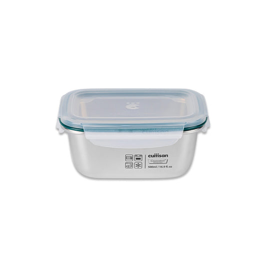 Cuitisan Simple Rectangle No.4 Container - 500ml