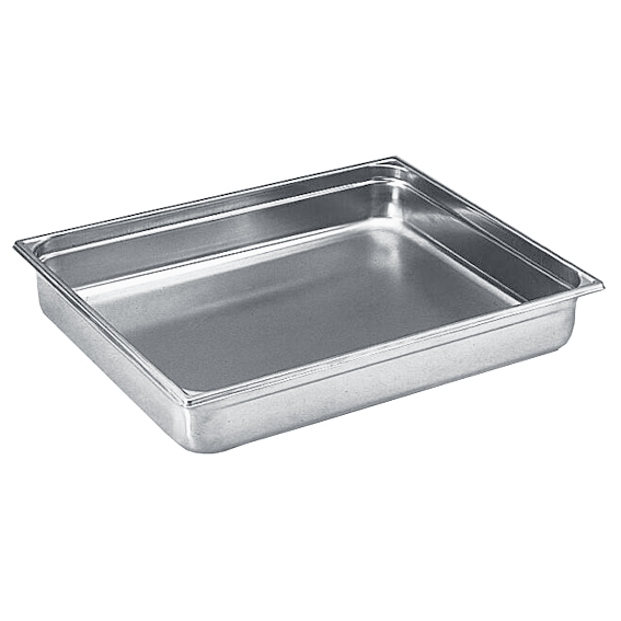 Matfer Bourgeat Stainless Steel 2/1 GN Pan - 100mm - Kitchenly