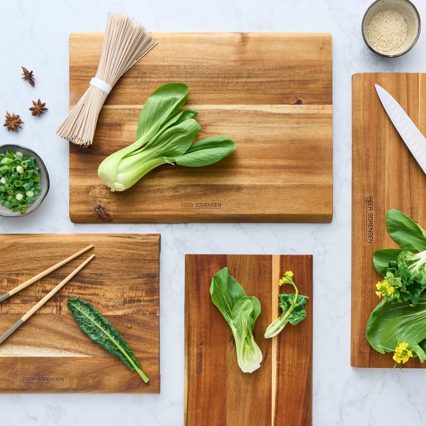 Peer Sorensen Acacia Long Grain Chopping Board 40x30x1.8cm