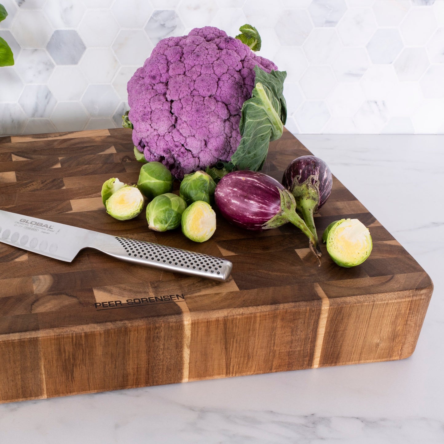 Peer Sorensen Acacia End Grain Chopping Board 51×35.5x7cm