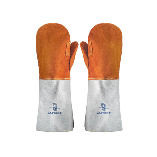 Matfer Bourgeat Bakers Mitts with Cuff Leather - Kitchenly
