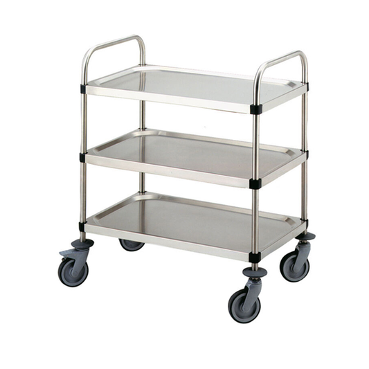 Matfer Bourgeat 3 Tier Trolley - Flat Pack, 880x580mm - Kitchenly