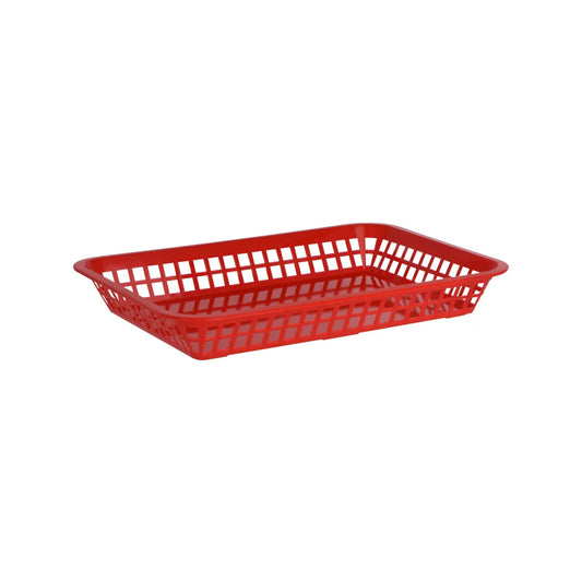 Chef Inox Coney Island Plastic Rectangular Basket 300x215x42mm - Kitchenly