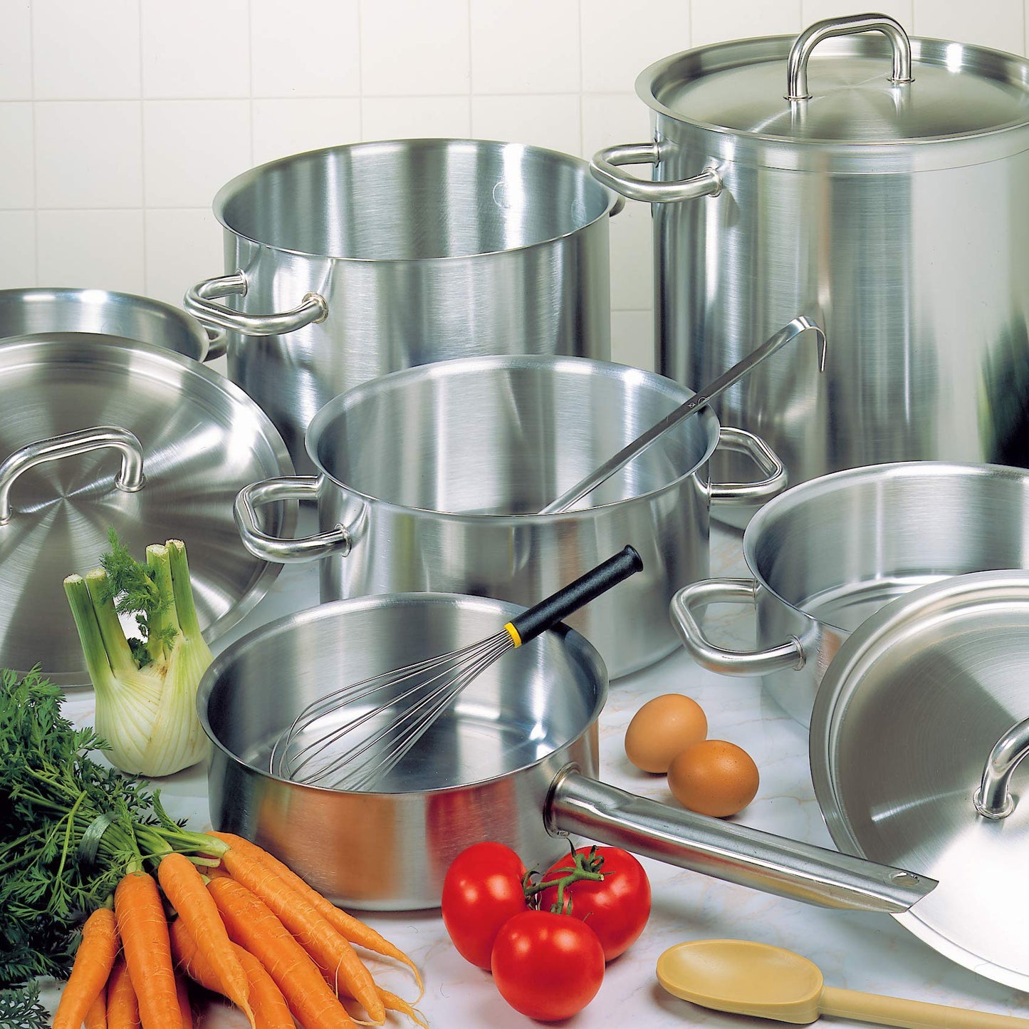 Matfer Bourgeat Stainless Steel Saucepan - 120mm, 6L