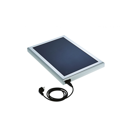 Matfer Bourgeat Stainless Steel Hot Plate - 600x400mm - Kitchenly