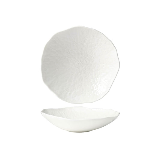 Tablekraft Fusion Lotus Deep Coupe Plate - 245mm, White , Box of 4