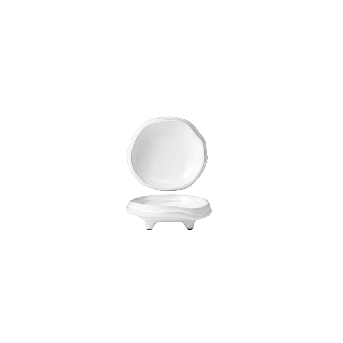 Tablekraft Fusion Footed Bowl - 135x35mm, White , Box of 5